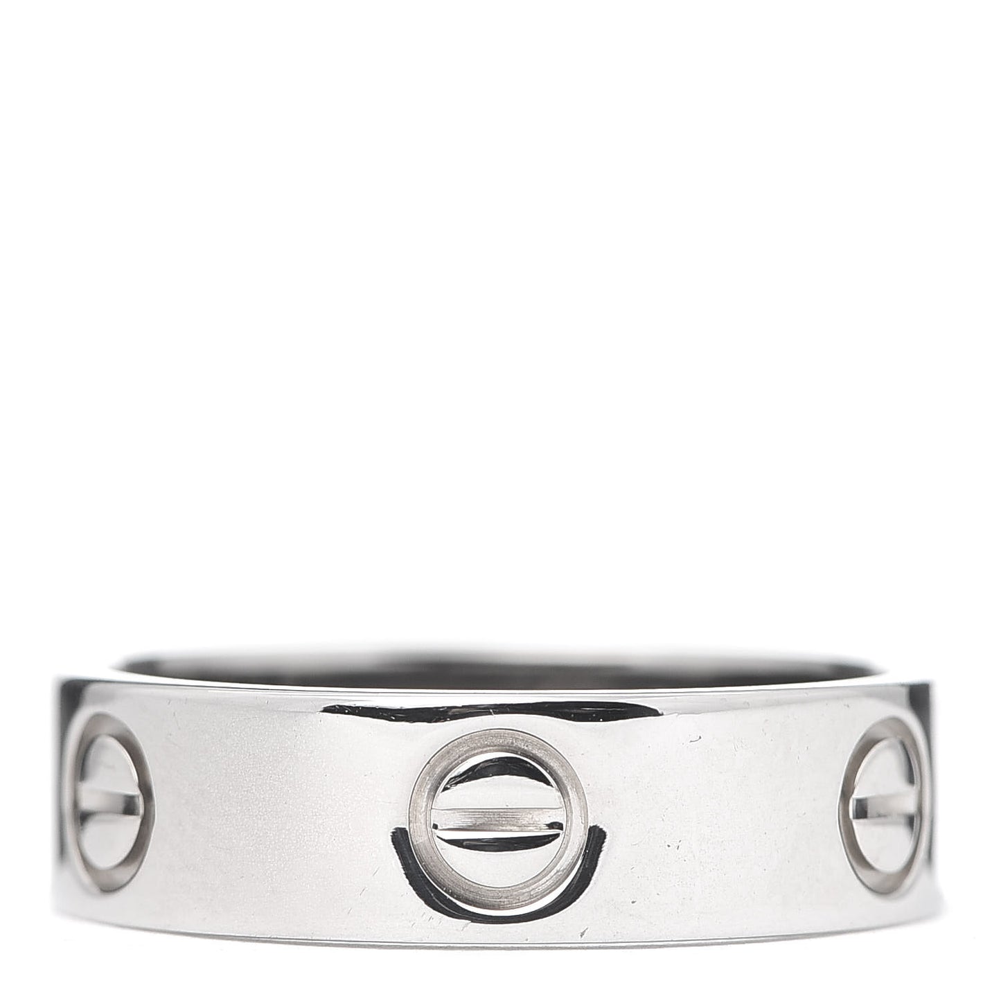 18K White Gold 5.5mm LOVE Ring 59 8.75