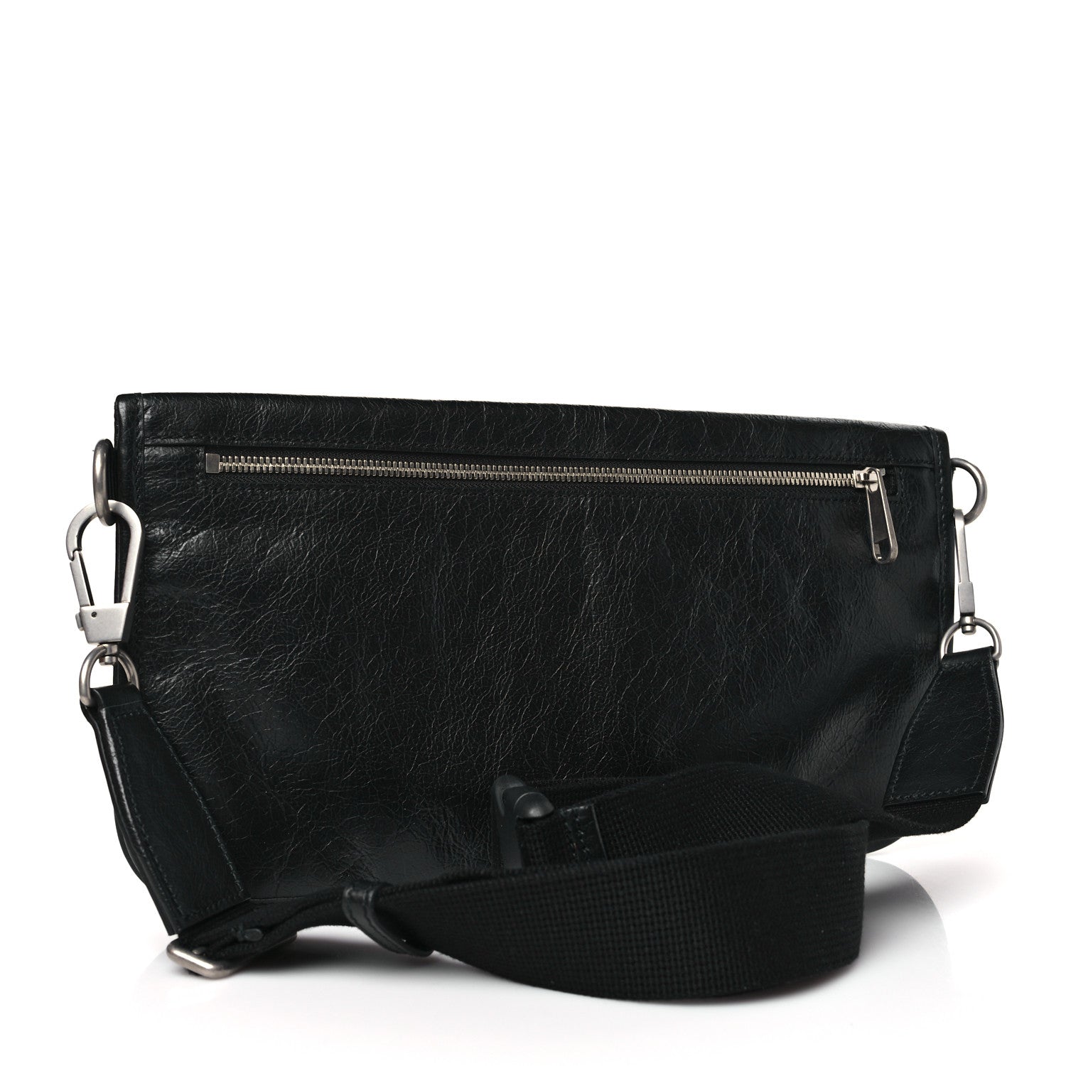 Gucci Fluffy Calfskin Morpheus Messenger Bag Black 3 of 10