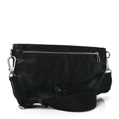 Gucci Fluffy Calfskin Morpheus Messenger Bag Black 3 of 10