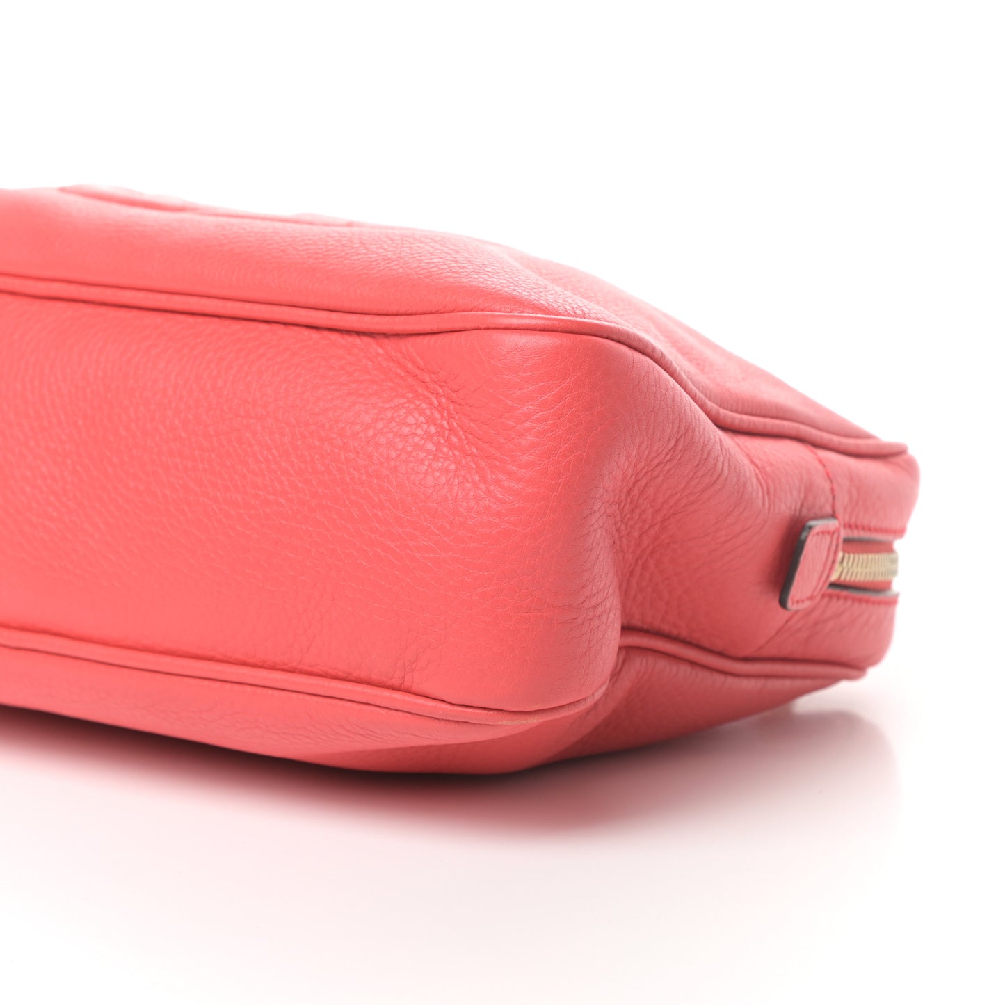 Pebbled Calfskin Small Soho Bowler Begonia Pink