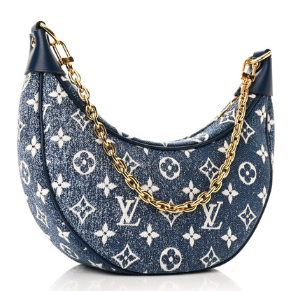 Louis Vuitton Monogram Jacquard Denim Loop Bleu 3 of 9