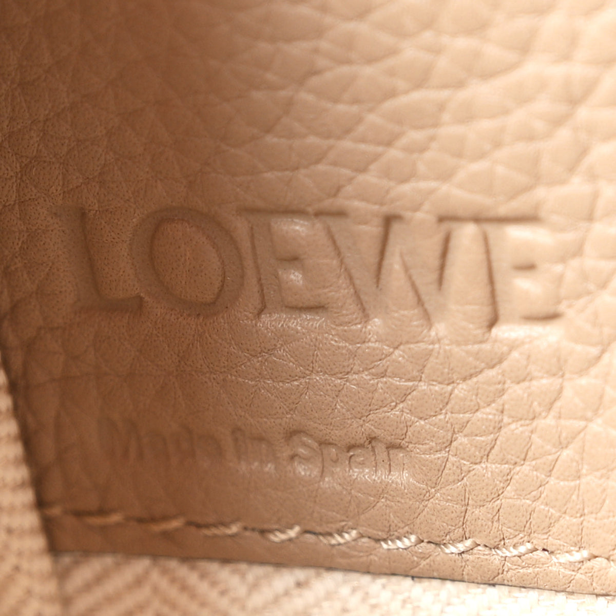 Loewe Calfskin Medium Hammock Shoulder Bag Sand Mink 10 of 19