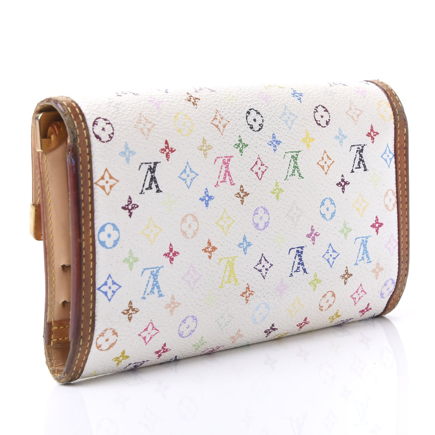 Monogram Multicolor Porte Tresor International Wallet White