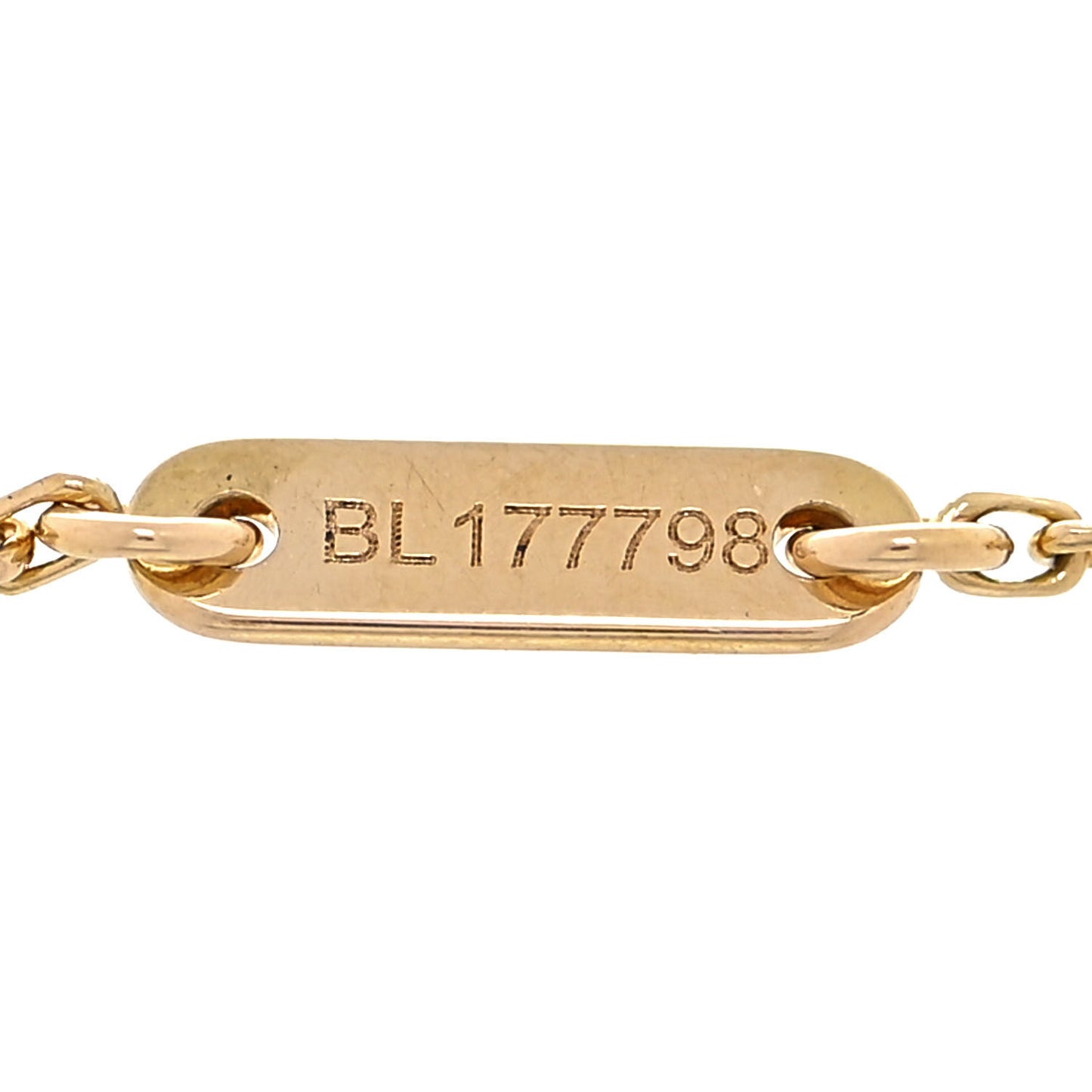 18K Yellow Gold Mother of Pearl Sweet Alhambra Bracelet