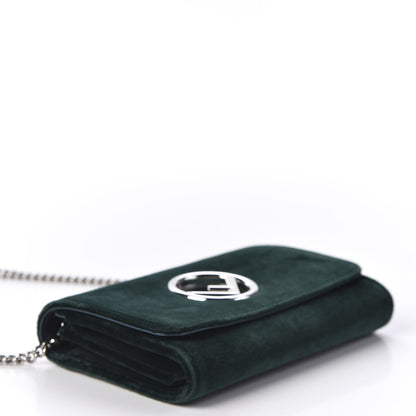 Fendi Velvet F is Wallet on Chain Amazzonia 3 of 10