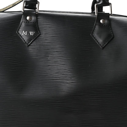Louis Vuitton Epi Speedy 30 Black 7 of 10
