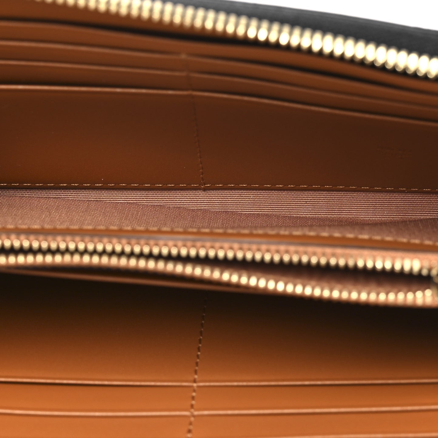 Odeon Studded Large Zip Around Wallet  Black