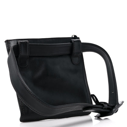 Chanel Lambskin Flap Waist Belt Bag 70 28 Black 3 of 11