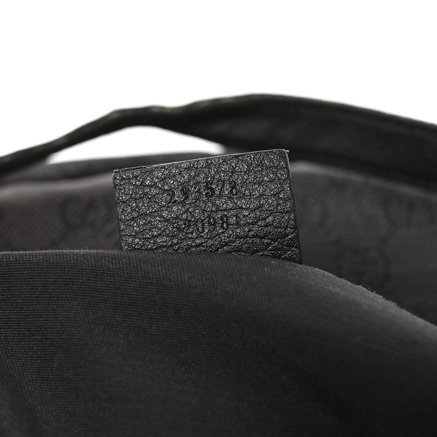 Monogram Denim Medium Abbey Shoulder Bag Black