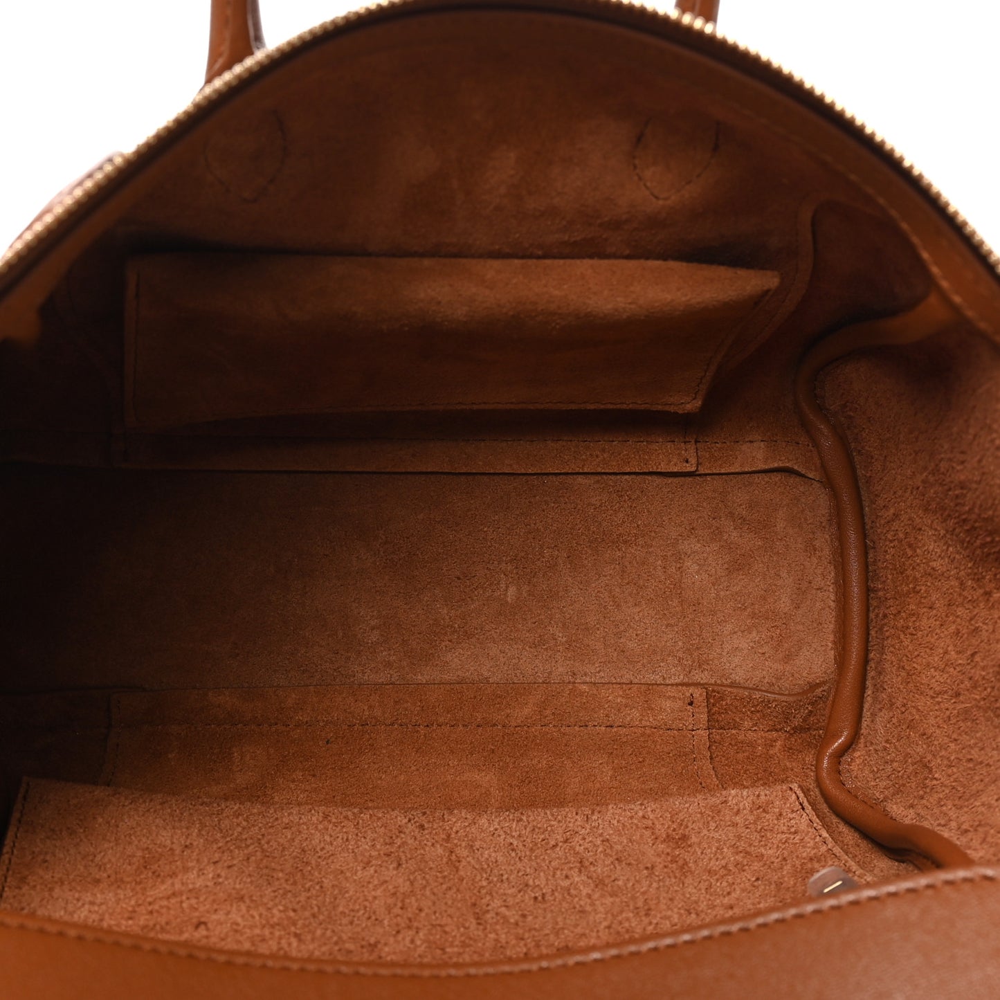 Supple Shiny Lambskin Little New Luggage Soft Tan