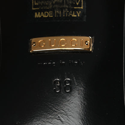 Gucci Calfskin Double G Knee High Boots 38 Black 6 of 7