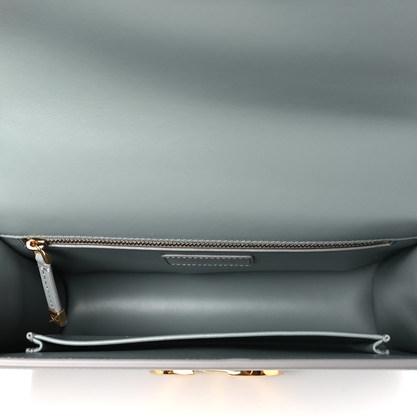 Smooth Calfskin 30 Montaigne Flap Bag Gray