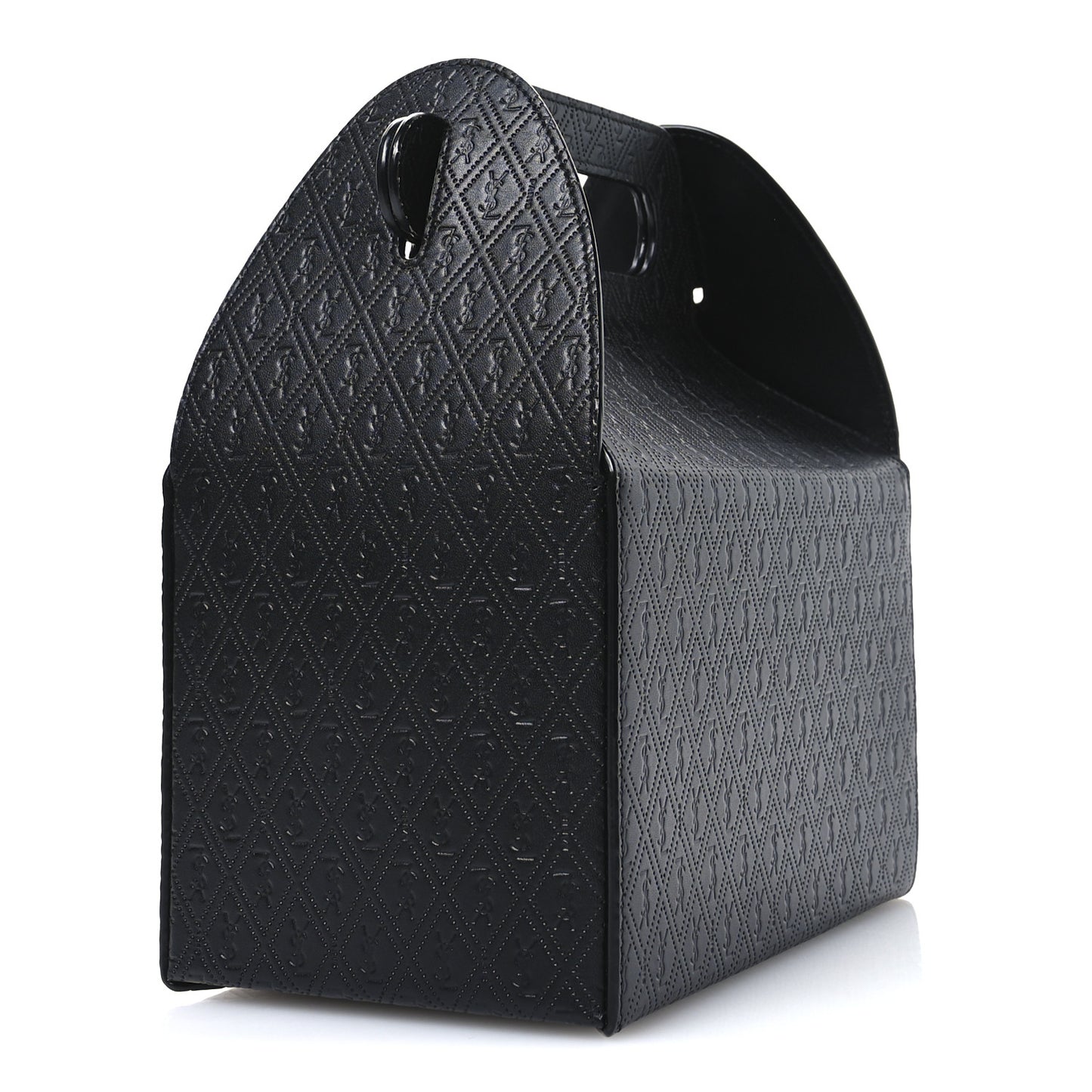 Calfskin Monogram Take Away Box Black