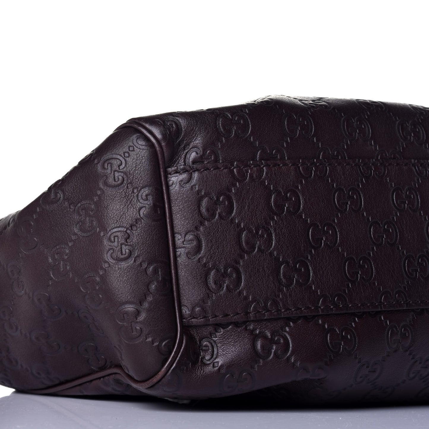 Guccissima Medium Sukey Tote Chocolate
