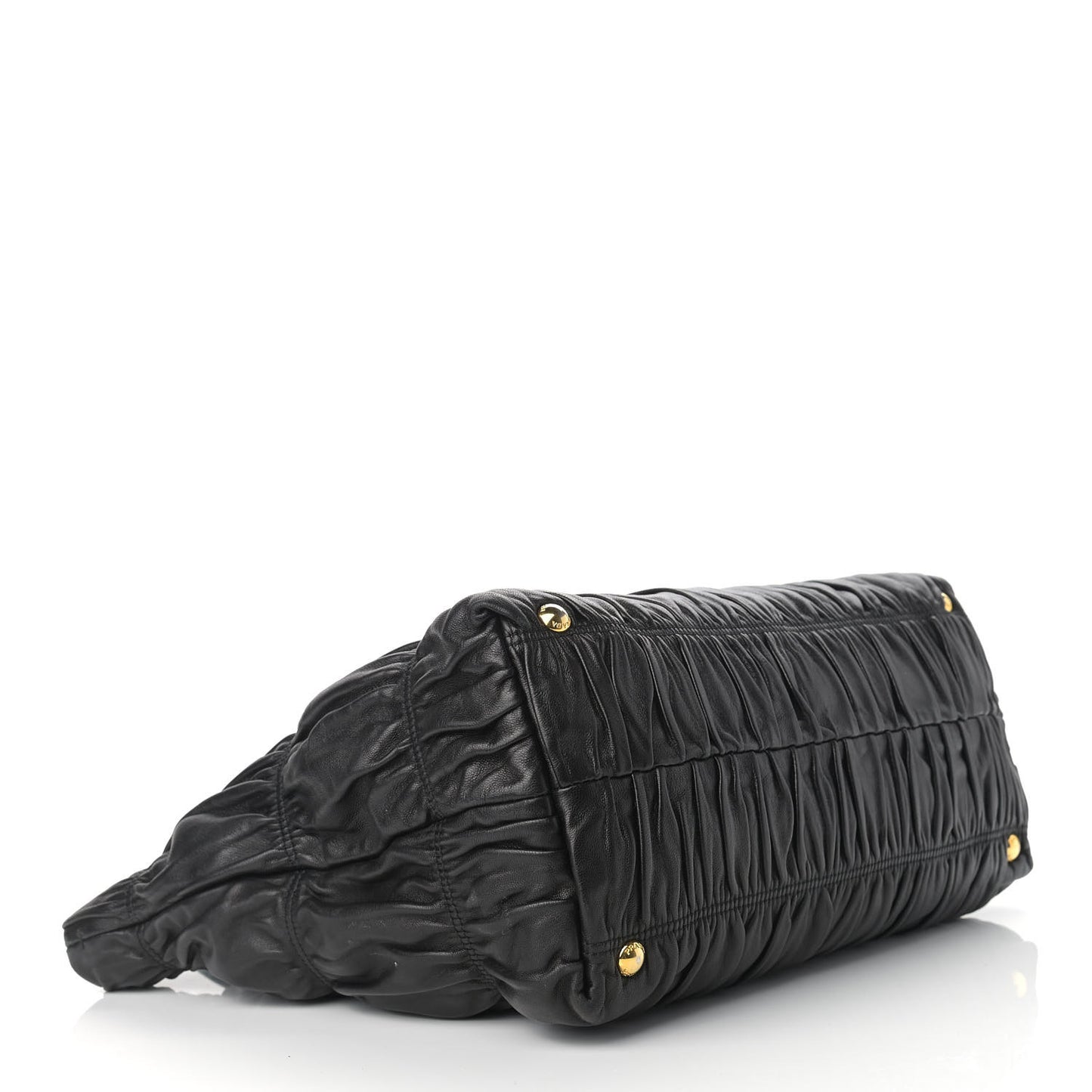 Nappa Gaufre Tote Black