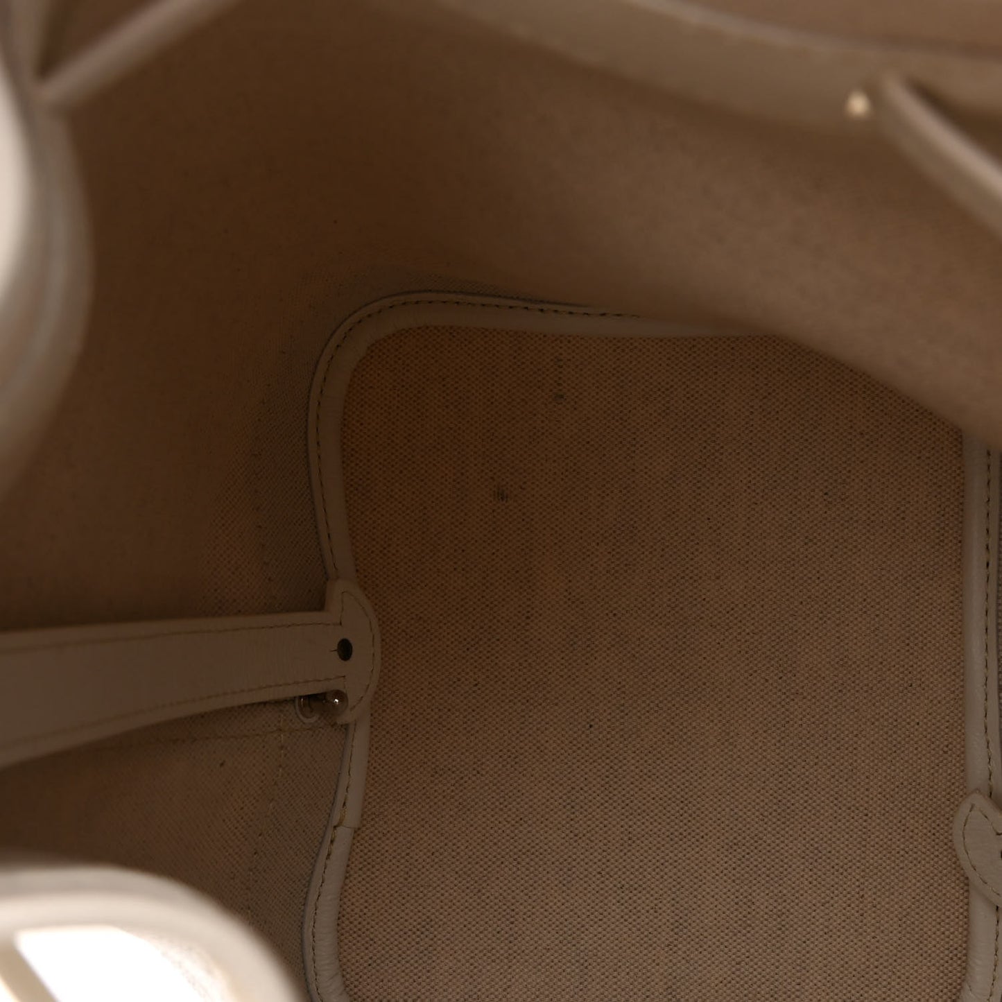 Goyardine Petit Flot Bucket Bag PM White