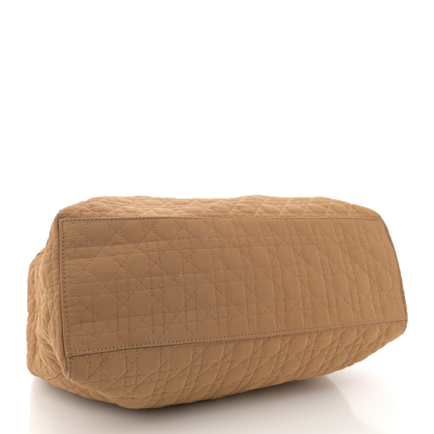 Christian Dior Nylon Cannage Large Lady Dior Tan 4 of 14