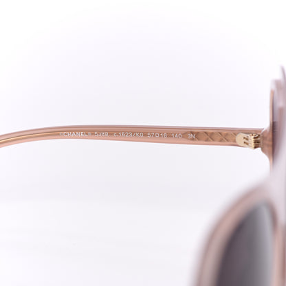 Chanel Oval Sunglasses 5389-A Light Brown 5 of 7