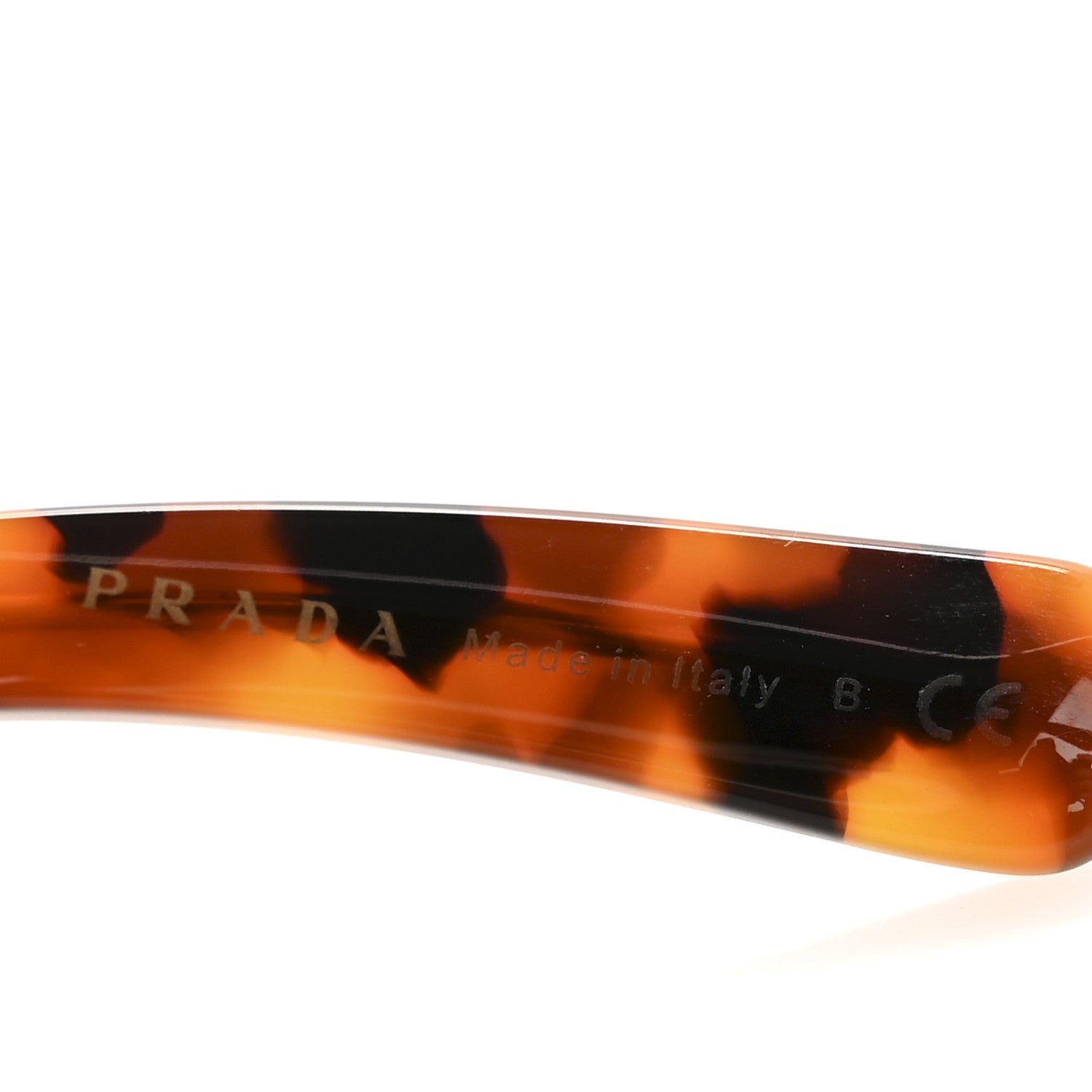 Prada Baroque SPR 27N Round Sunglasses Ivory Tortoise 5 of 9