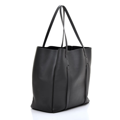 Balenciaga Veau Baltimore Double Sided Small Everyday Tote Gris Fossile Black 4 of 10