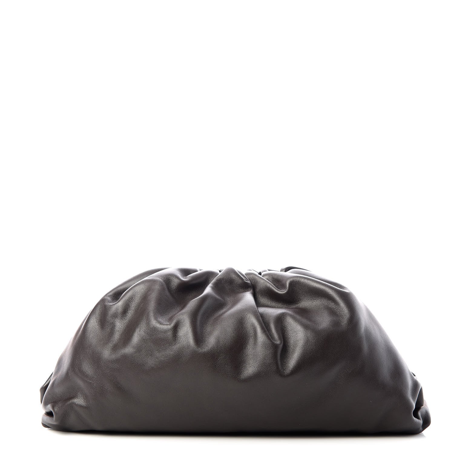 Bottega Veneta Smooth Butter Calf The Pouch Oversized Clutch Fondente 1 of 7