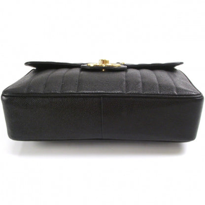 Chanel Vintage Caviar Mademoiselle JUMBO Flap Black 4 of 12