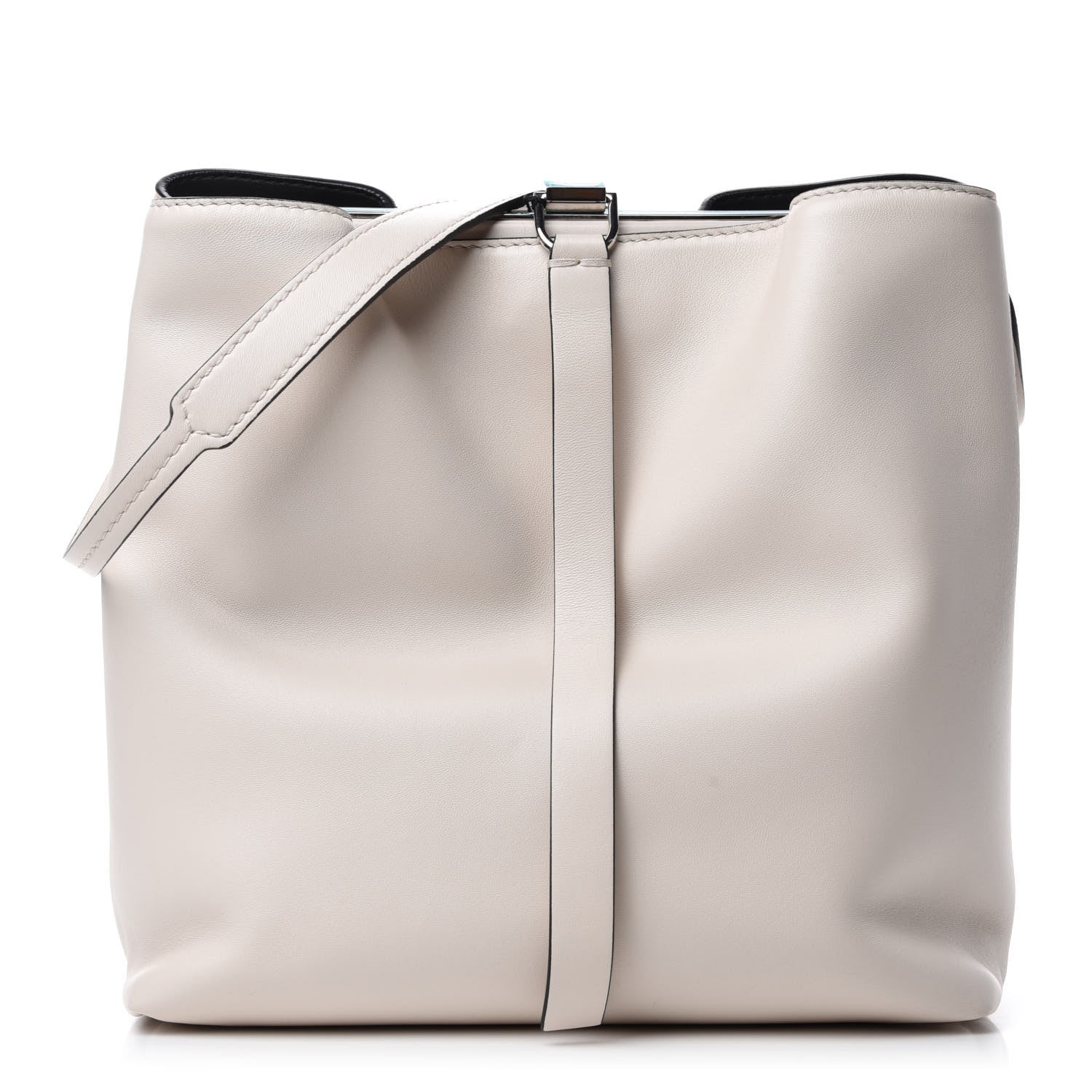 Proenza Schouler Nappa Frame Shoulder Bag Clay Black 1 of 12