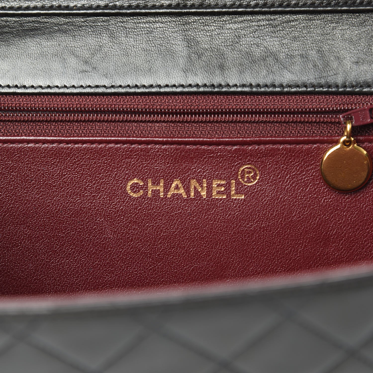 Chanel Lambskin Quilted Medium Single Flap Black 6 of 16