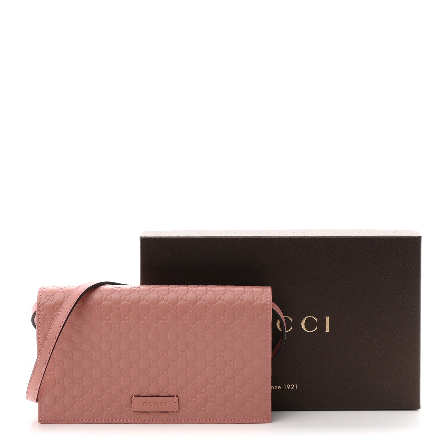 Gucci Microguccissima Crossbody Wallet Soft Pink Soft Pink 10 of 10