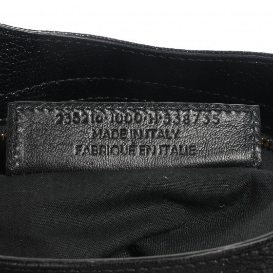 Chevre Metallic Edge Velo Black