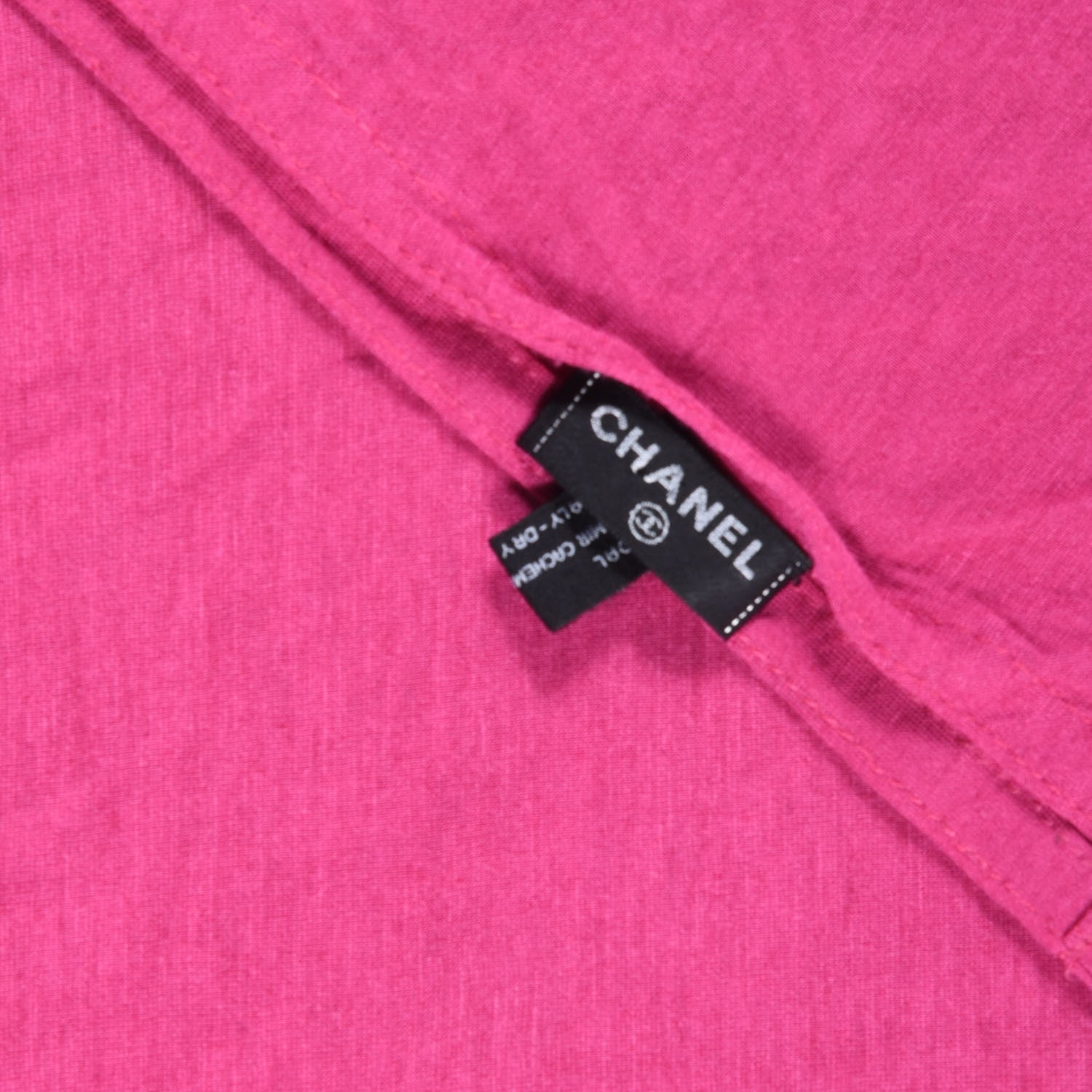 Chanel Modal Cashmere Scarf Shawl Pink 4 of 4