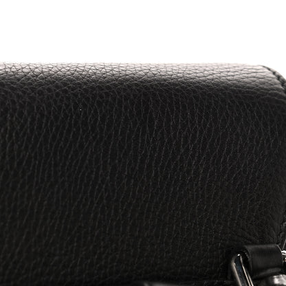 Gucci Cellarius Calfskin Medium Bamboo Backpack Black 5 of 6