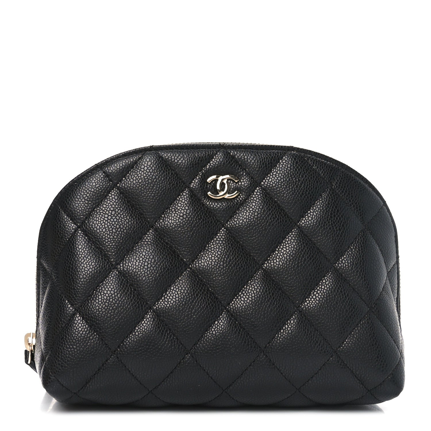 Chanel Caviar Quilted Cosmetic Case Black 1 of 9