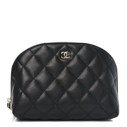 Chanel Caviar Quilted Cosmetic Case Black 1 of 9
