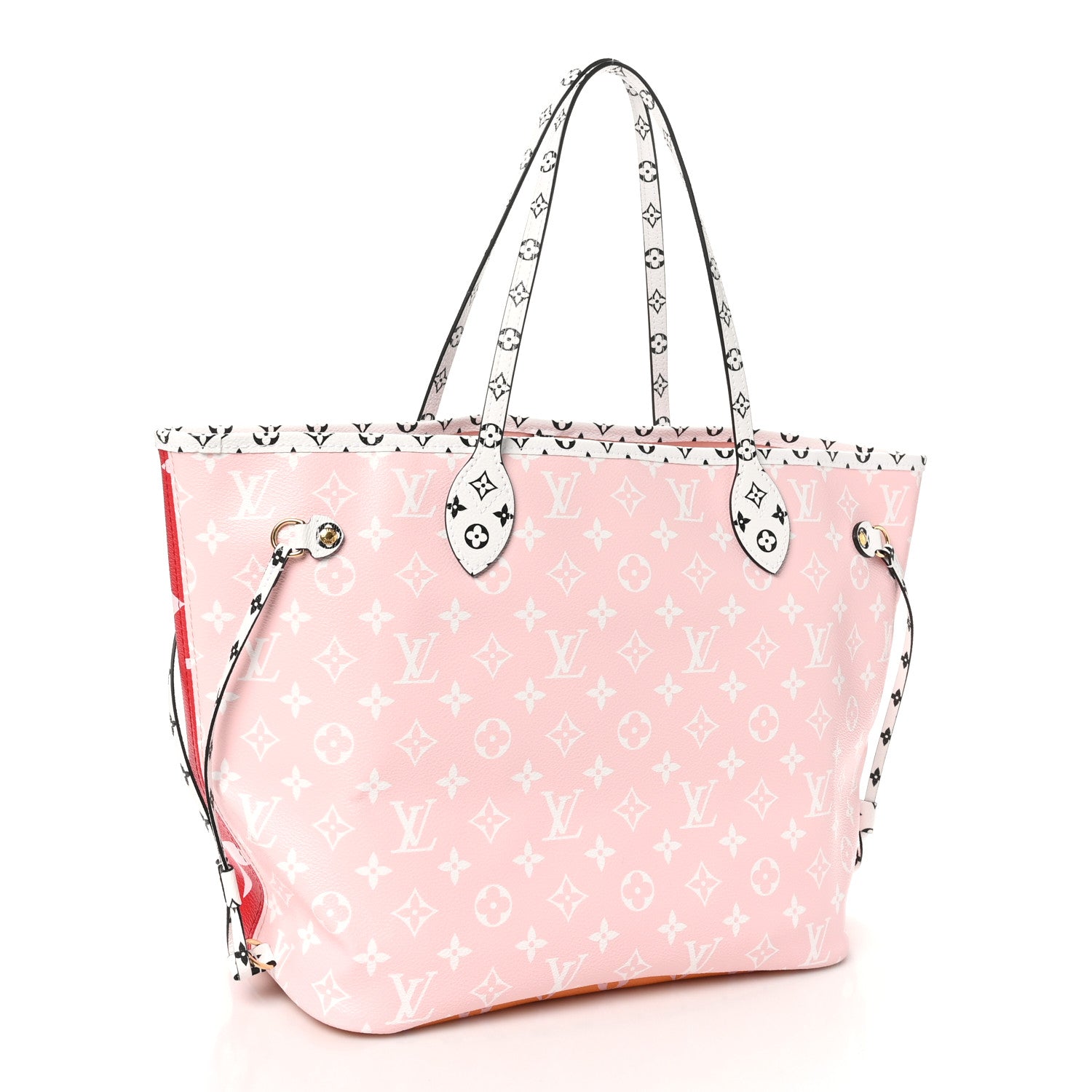 Louis Vuitton Monogram Giant Neverfull MM Rouge 4 of 11