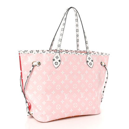 Louis Vuitton Monogram Giant Neverfull MM Rouge 4 of 11