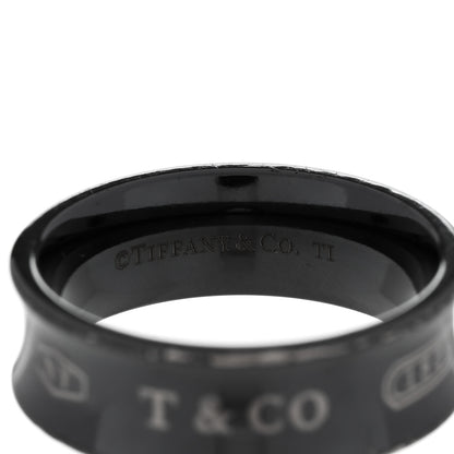 Tiffany Titanium 1837 Band Ring 58 8.5 4 of 4