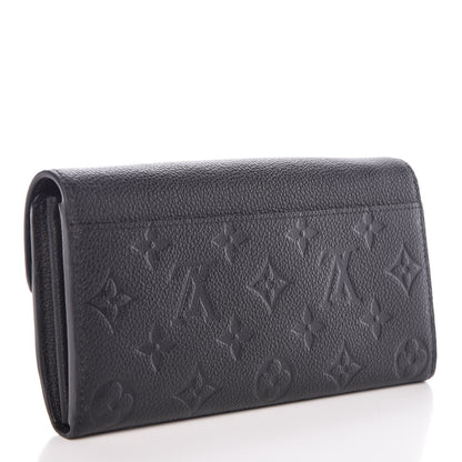 Louis Vuitton Empreinte Sarah Wallet NM Black 3 of 12