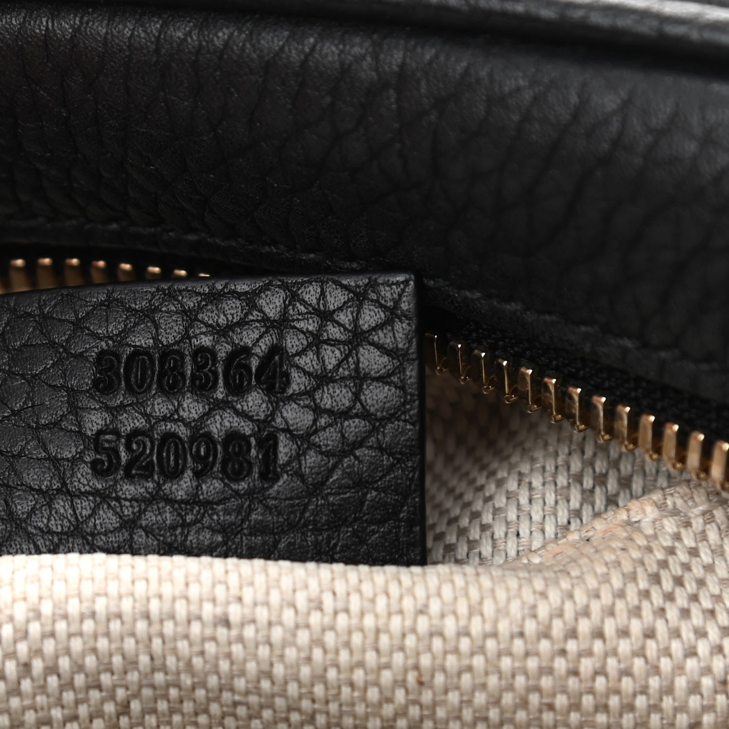 Gucci Pebbled Calfskin Small Soho Disco Bag Black 7 of 9
