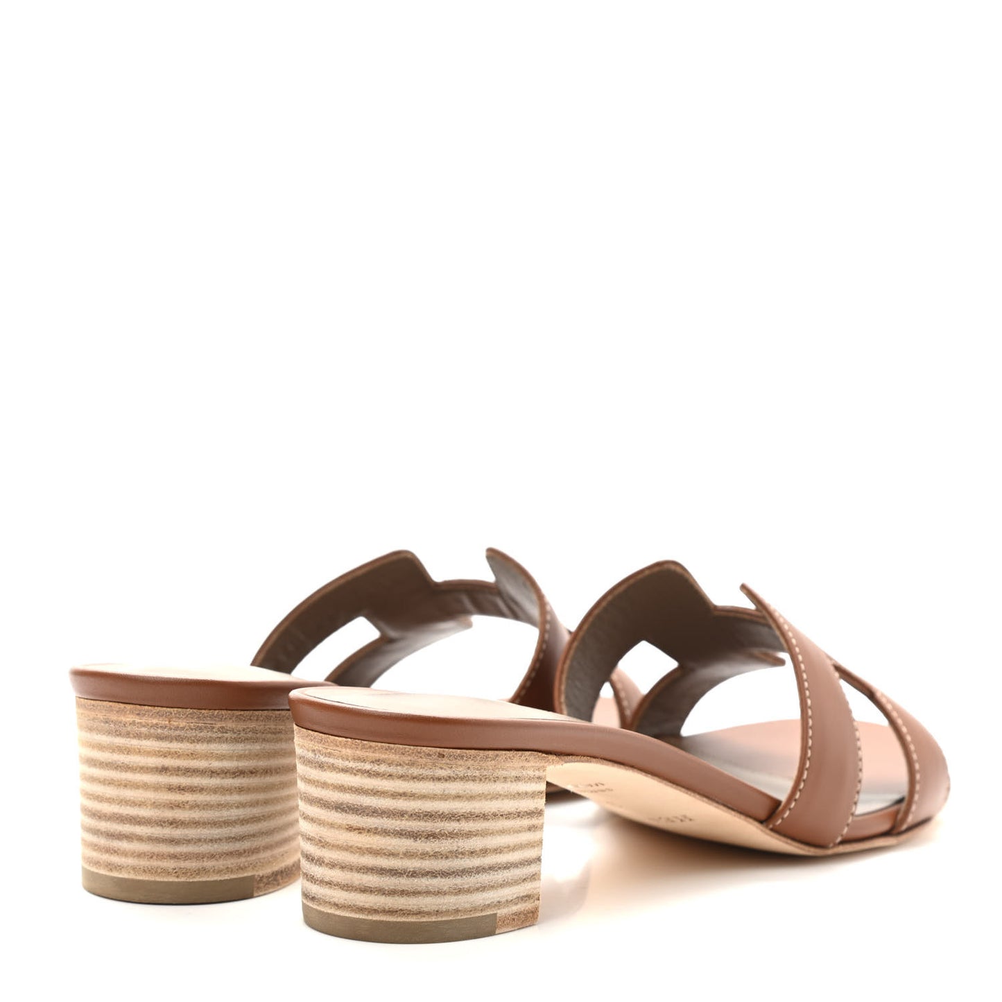 Calfskin Oasis Sandals 37 Gold