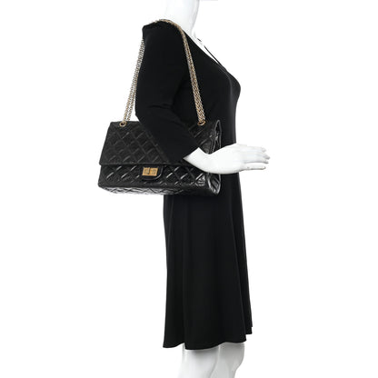 Chanel Aged Calfskin Quilted 2.55 Reissue 227 Flap Black 2 of 10