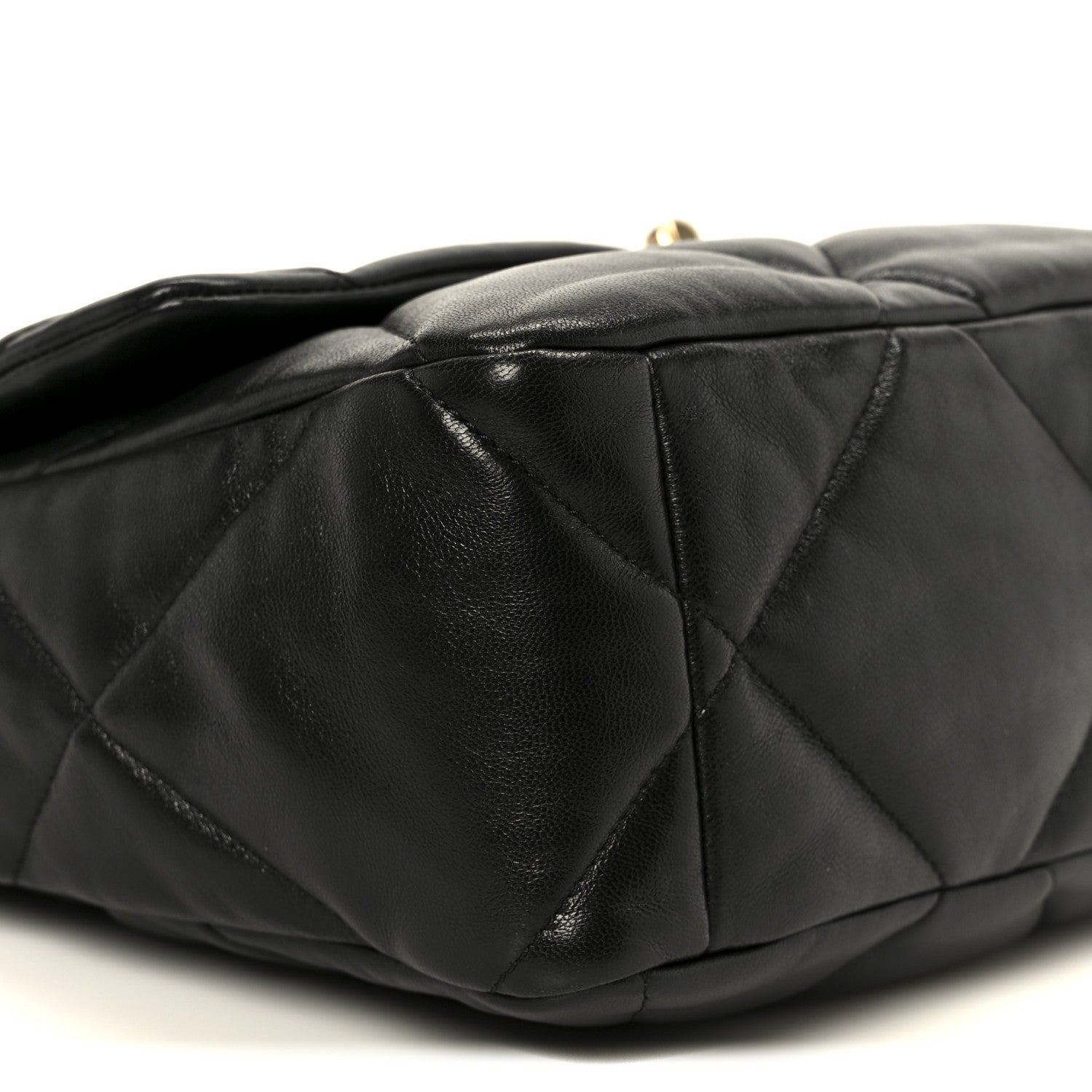 Chanel Lambskin Quilted Large Chanel 19 Flap Black 9 of 11