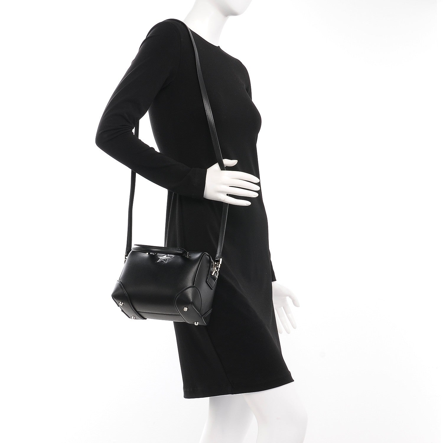Givenchy Calfskin Star Micro Lucrezia Black Silver 2 of 8