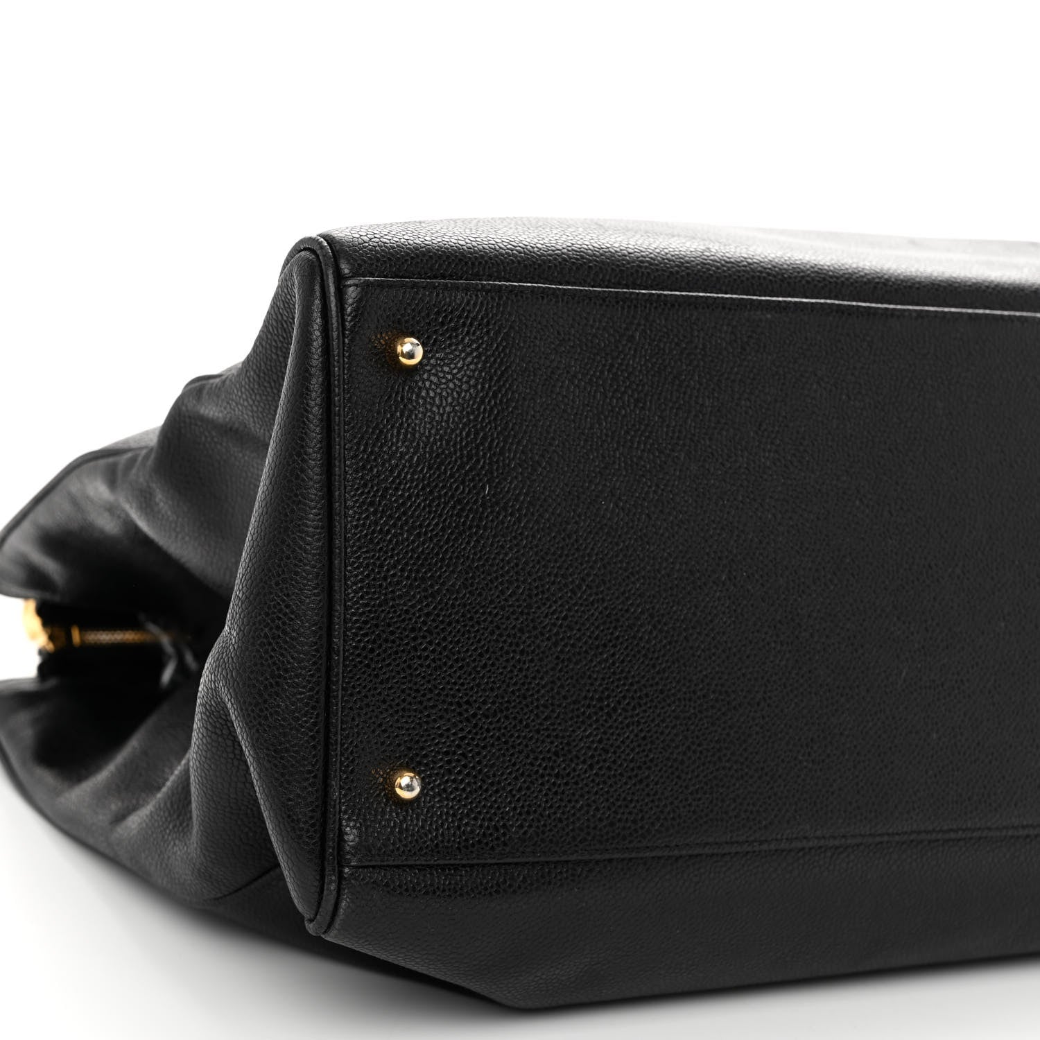 Chanel Caviar XL Weekender Bag Black 9 of 10