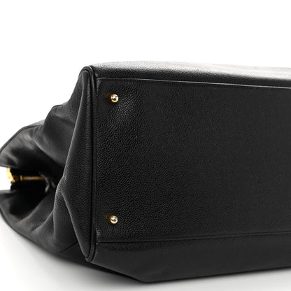 Chanel Caviar XL Weekender Bag Black 9 of 10