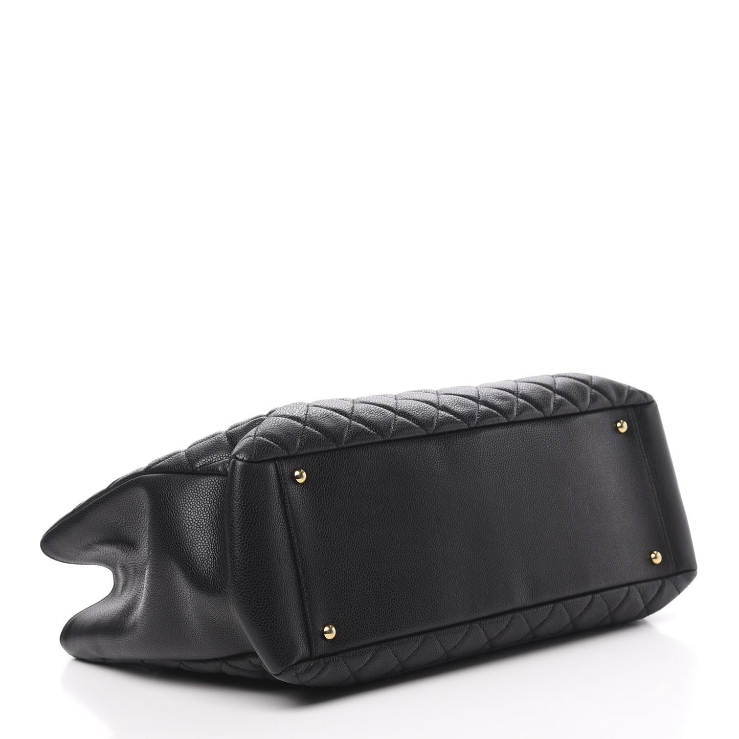 Caviar Quilted XL Grand Shopping Tote GST Black