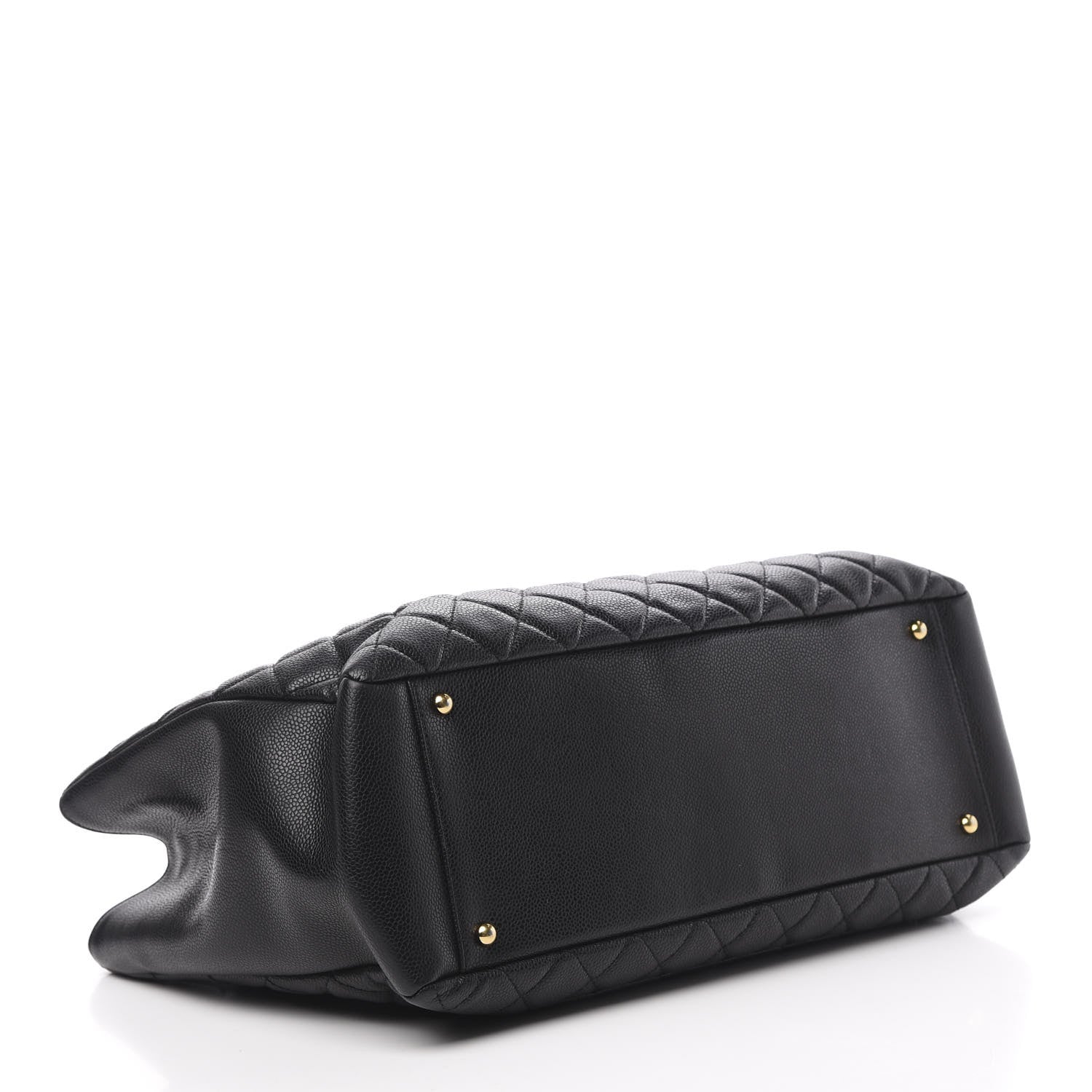 Chanel Caviar Quilted XL Grand Shopping Tote GST Black 3 of 12