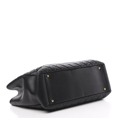 Chanel Caviar Quilted XL Grand Shopping Tote GST Black 3 of 12
