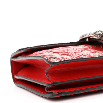 Gucci GG Supreme Monogram Arabesque Small Dionysus Shoulder Bag Hibiscus Red 9 of 10