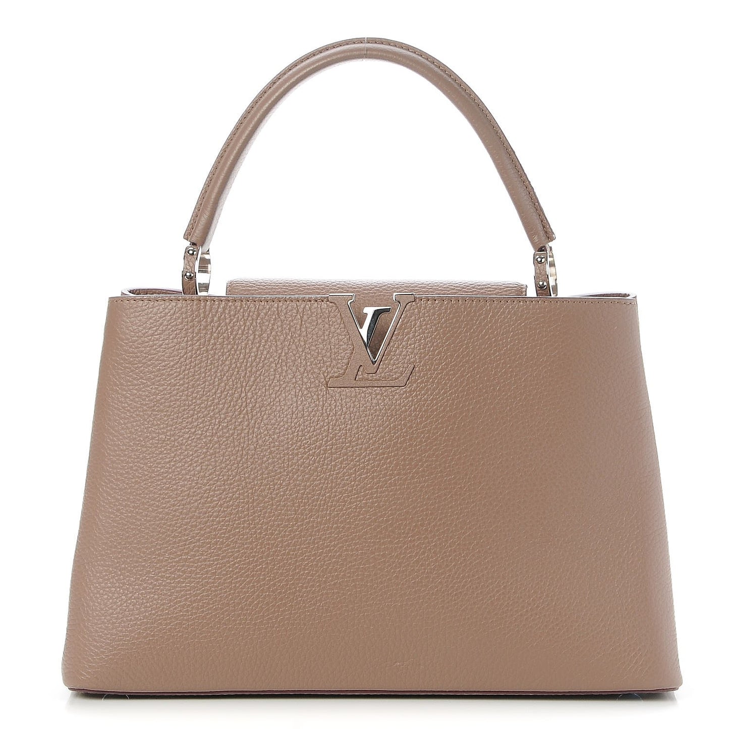 Taurillon Capucines MM Taupe